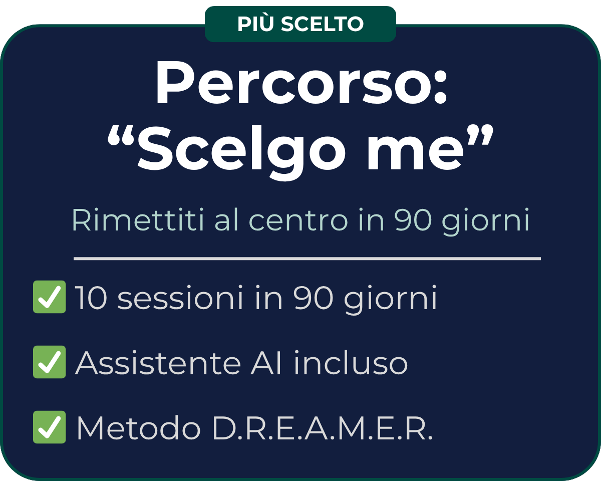 Percorso "Scelgo me"